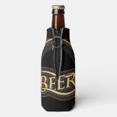 Etiket bier Ontwerpflesje/Koelbox Flesjeskoeler (Fles Achterkant)