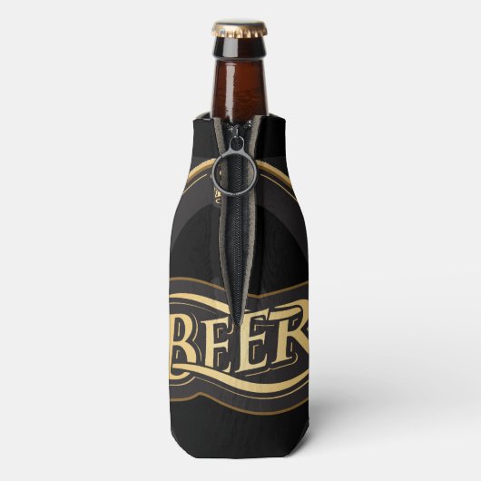 Etiket bier Ontwerpflesje/Koelbox Flesjeskoeler (Fles Achterkant)