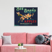 Etiket bijenkaas canvas afdruk (Insitu (Woonkamer))