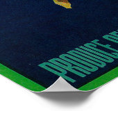 Etiket bijenkaas poster (Hoek)