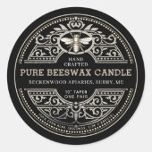 Etiket bijenwas (Voorkant)