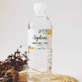 Etiket bijenwater Verjaarddag Baby shower