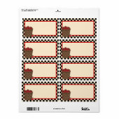 Etiket bliksetiket (Full Sheet)