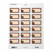 Etiket bliksetiket (Full Sheet)