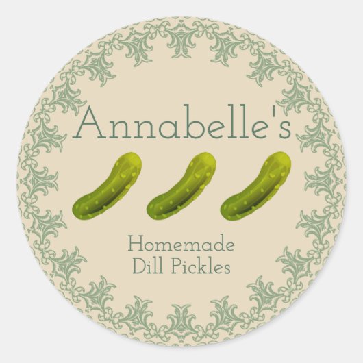 Etiket booraugurken (Voorkant)