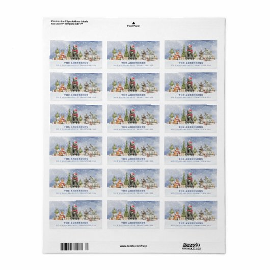 Etiket bossen (Full Sheet)