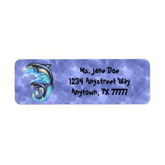 Etiket Breeze & Brine Return-adres (Voorkant)