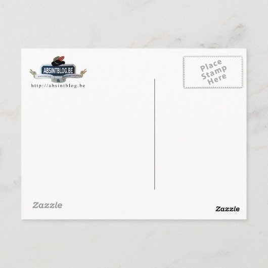 Etiket briefkaart Pernod Films (Achterkant)