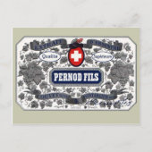 Etiket briefkaart Pernod Films (Voorkant)