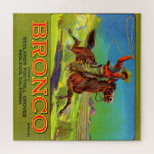 Etiket Bronco fruit uit de jaren 1920 Legpuzzel (Horizontaal)
