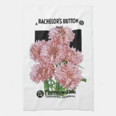 Etiket Button van de bachelor Theedoek (Verticaal)