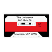 Etiket "Cassettebandje" (Voorkant)