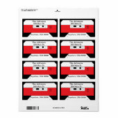 Etiket "Cassettebandje" (Full Sheet)