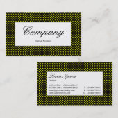Etiket centreren - Nettextuur over geel Visitekaartje (Voorkant / Achterkant)