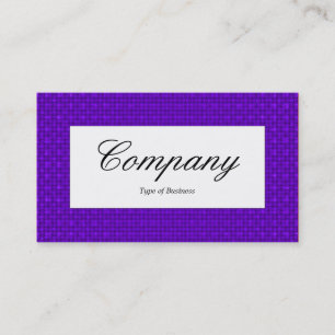 Etiket centreren - Violet Fabric-structuur Visitekaartje