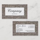 Etiket centrum - Bark 01 Visitekaartje (Voorkant / Achterkant)