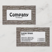 Etiket centrum - Bark 01 Visitekaartje (Voorkant / Achterkant)