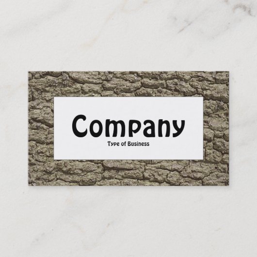 Etiket centrum - Bark 02 Visitekaartje (Voorkant)