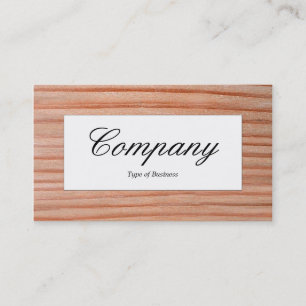 Etiket centrum - hout 01 visitekaartje