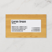 Etiket centrum - hout 04 visitekaartje (Achterkant)