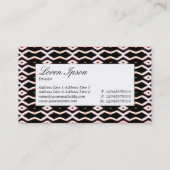 Etiket centrum - Reizen van het derde oog Visitekaartje (Achterkant)