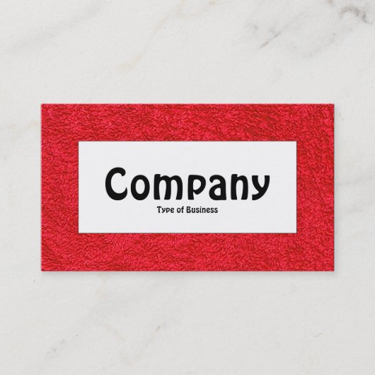 Etiket centrum - tapijt 01 visitekaartje (Voorkant)