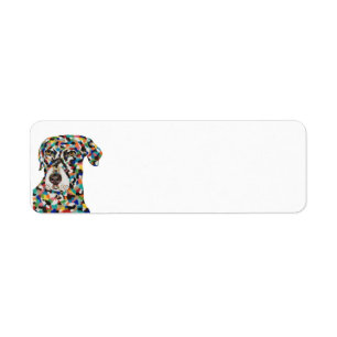 Etiket Chocolade Labrador Return-adres