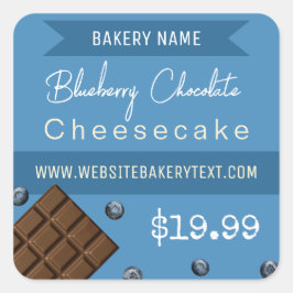 Etiket chocolade zoet