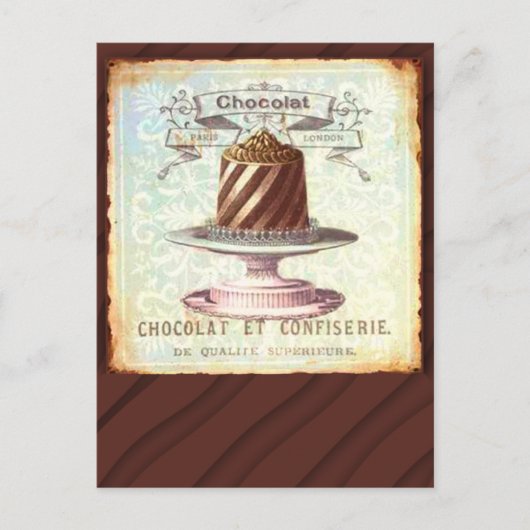  etiket Chocolat et Confiserie Briefkaart