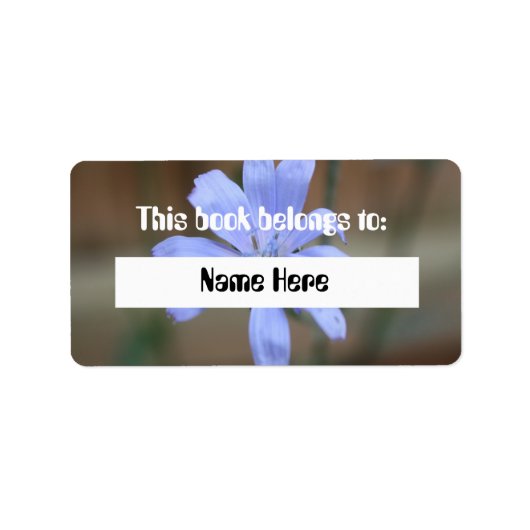 Etiket cichoreiboek (Voorkant)