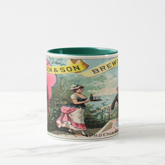 Etiket  Clausen Beer Mok (Midden)