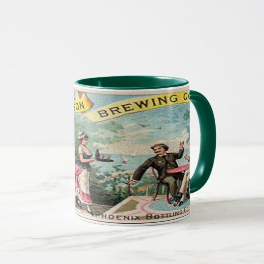 Etiket Clausen Beer Mok (Voorkant rechts)