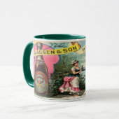 Etiket Clausen Beer Mok (Voorkant links)