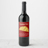 Etiket croissant Wine (Voorkant)