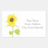 Etiket "Dansende zonnebloem" (Voorkant)