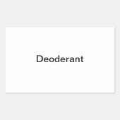 Etiket deoderende (Voorkant)