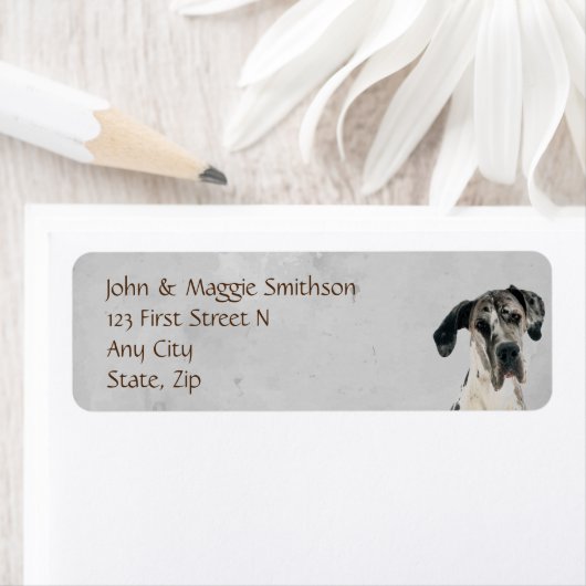 Etiket dierlijk merk voor reuen (Insitu)