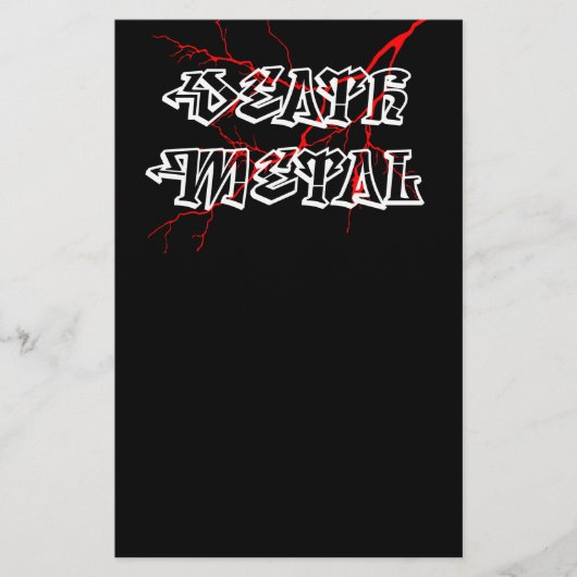 Etiket dodenmetaal flyer (Voorkant)