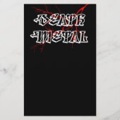 Etiket dodenmetaal flyer (Achterkant)