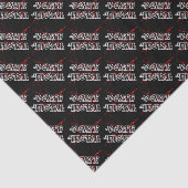 Etiket dodenmetaal tissuepapier (Detail)