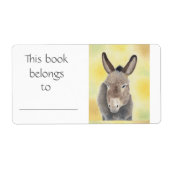 Etiket Donkerboek (Voorkant)