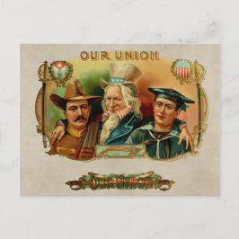 Etiket doos van de Unie Briefkaart