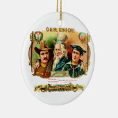 Etiket doos van de Unie Keramisch Ornament (Rechts)