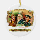 Etiket  doos van de Unie Keramisch Ornament (Voorkant)