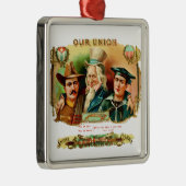 Etiket  doos van de Unie Metalen Ornament (Rechts)