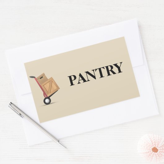 Etiket Doos verplaatsen - Pantry (Envelop)