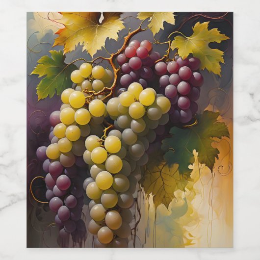 Etiket druiven (Enkel label)