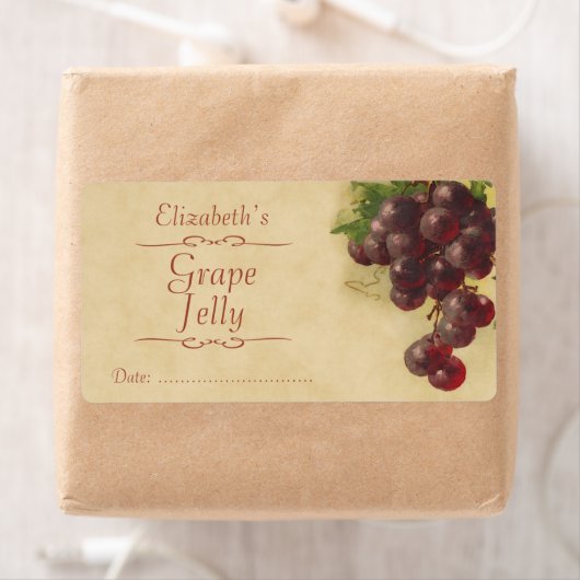 Etiket druiveninblikken (Insitu)