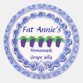 Etiket druivenjam (Voorkant)