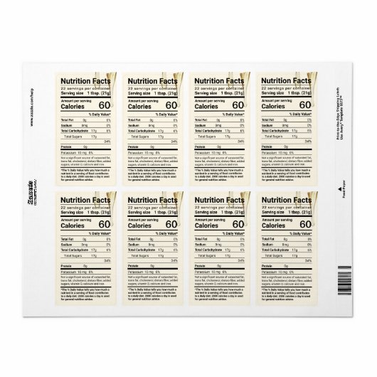 Etiket druppelhondenvoeding (Full Sheet)